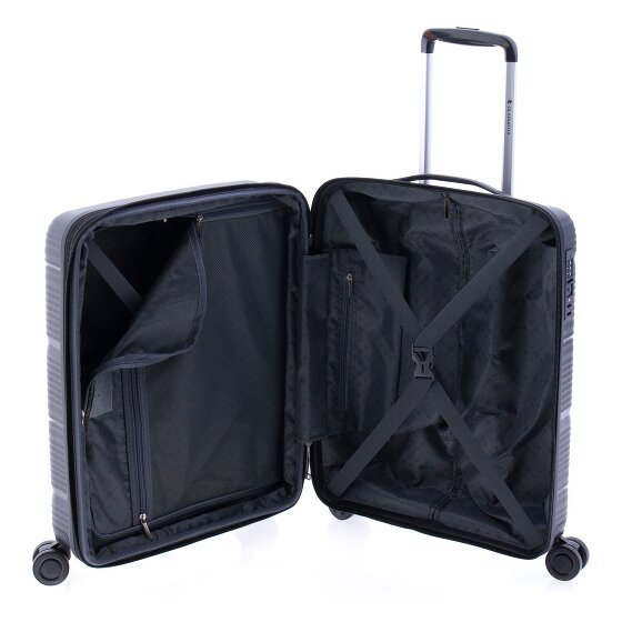 Gladiator 0800 4 wielen Trolley 55 cm met uitbreidingsplooi