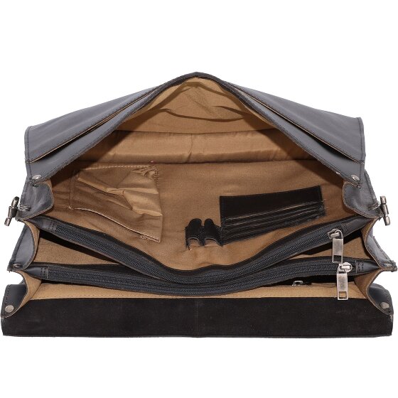 Burkely Vintage Dean aktetas leer 38 cm