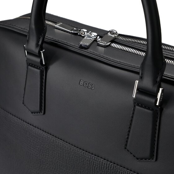 Boss New Crosstown Koffer Leer 39 cm Laptop compartiment