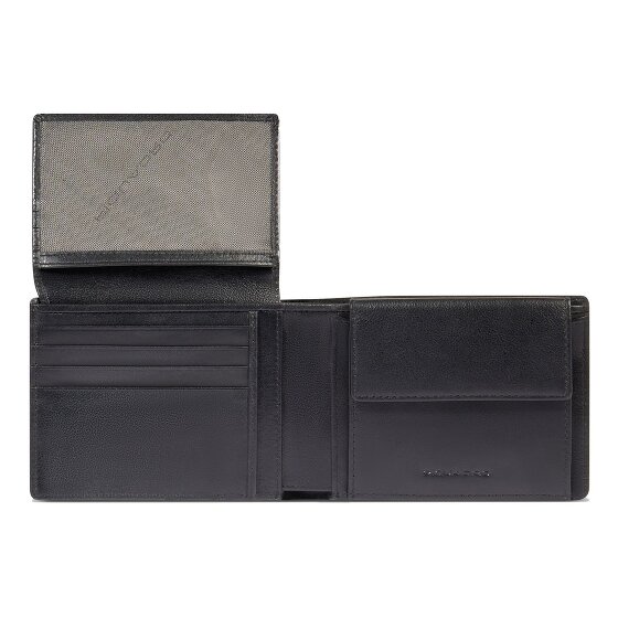 Piquadro Philip Portemonnee RFID-bescherming Leer 12.5 cm
