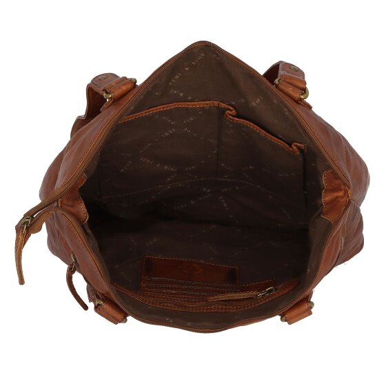 Greenland Nature Femi & Nine Leren Schoudertas 35 cm