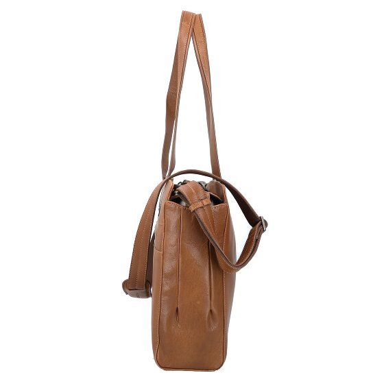 Plevier Power Shopper Tas Leer 41 cm Laptop compartiment