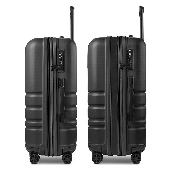 Redolz Pro ABS 4 wielen Trolley 65 cm met uitbreidingsplooi
