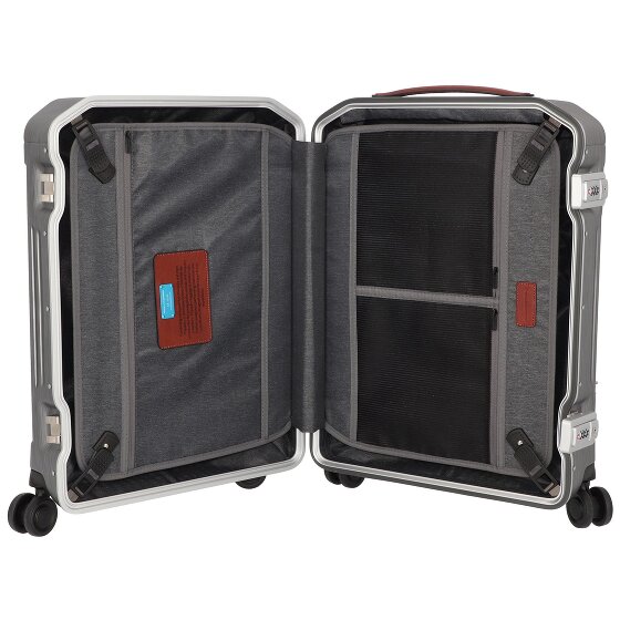Piquadro PQLM 4 wielen Cabinewagen 55 cm Laptopvak