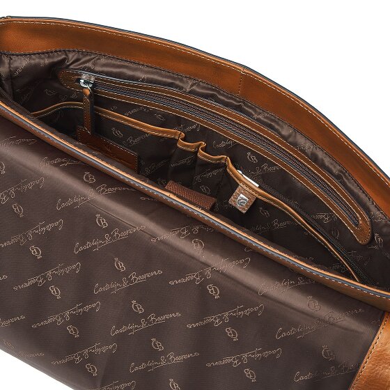 Castelijn & Beerens Mark Aktetas Messenger RFID-bescherming Leer 39 cm Laptop compartiment