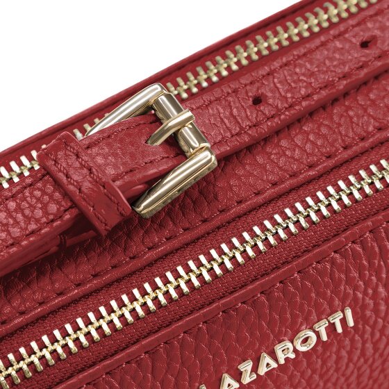 Lazarotti Bologna Leren Schoudertas Camera-Tas Leer Dubbele Ritssluiting 18 cm