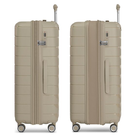 Franky London 4 wielen Trolley L 74 cm met uitbreidingsplooi