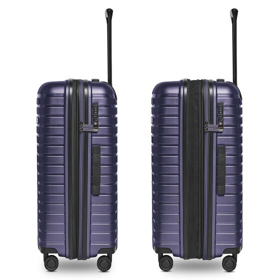 Pactastic Collection 04 THE MEDIUM + 4 wielen Trolley M 66 cm met uitbreidingsplooi