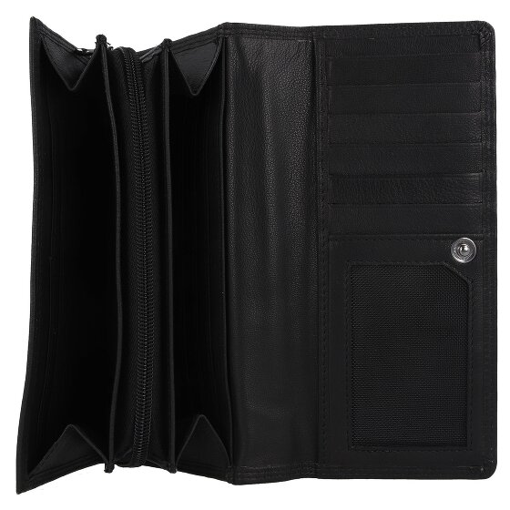 mano Donna Giulia Leren Portemonnee 19,5 cm mano Donna Giulia Leren Portemonnee 19,5 cm