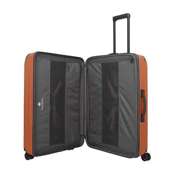 Travelite Dynamiic 4 wielen Kofferset 3-delig met uitbreidingsplooi
