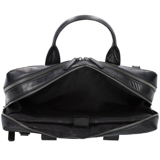 Plevier Rock Flint Koffer RFID-bescherming Leer 41 cm Laptop compartiment