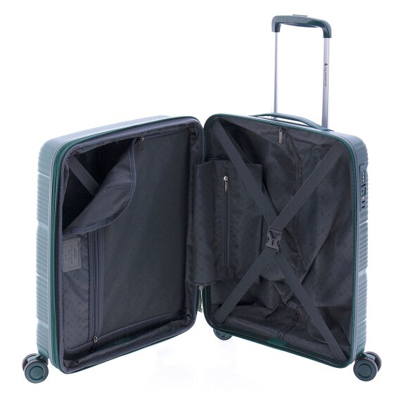 Gladiator 0800 4 wielen Cabinewagen 55 cm met uitbreidingsplooi
