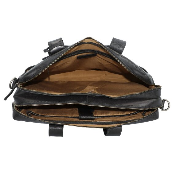 Burkely Vintage Jesse aktetas leer 42 cm laptop compartiment