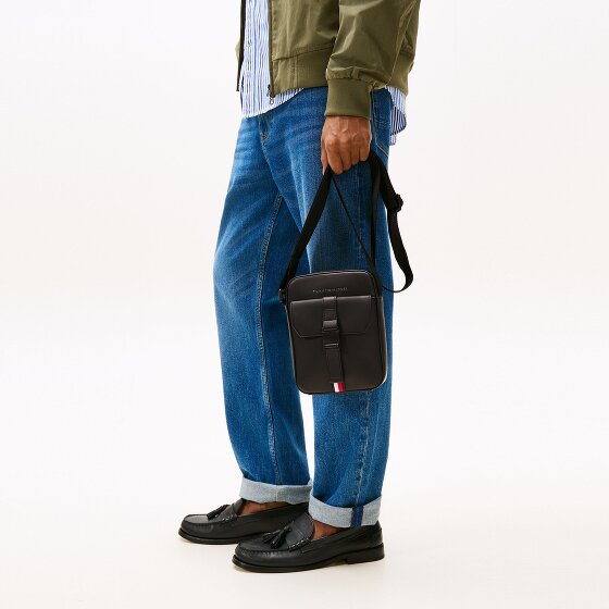 Tommy Hilfiger TH Foundation Mini tas Schoudertas 16 cm