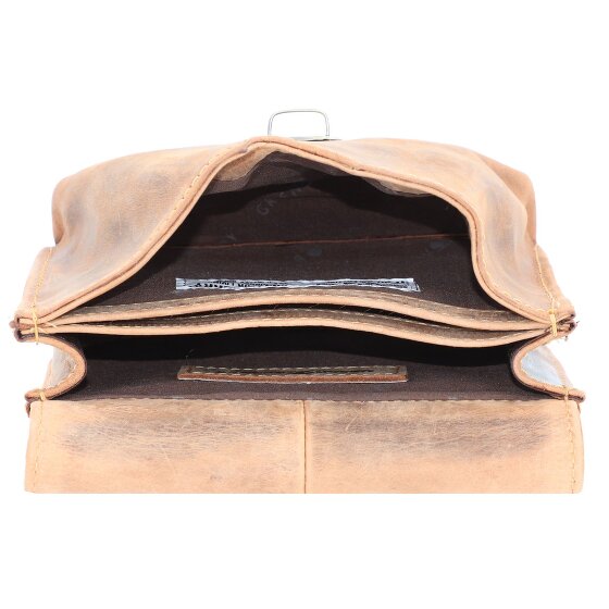 Greenburry Vintage Outdoor heuptasje leer 15 cm