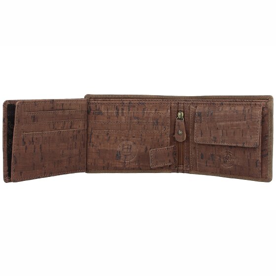 Greenland Nature Portemonnee RFID Leer 11,5 cm Greenland Nature Portemonnee RFID Leer 11,5 cm