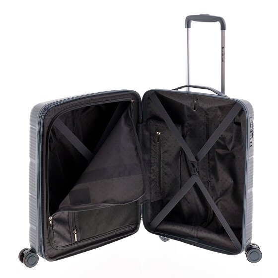 Gladiator 0800 4 wielen Cabinewagen 55 cm met uitbreidingsplooi