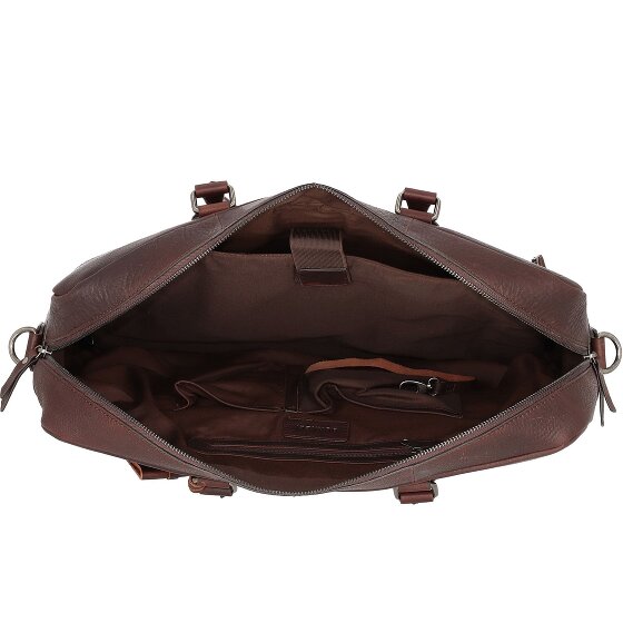 Burkely Antieke Avery aktetas Leer 46 cm Laptopcompartiment
