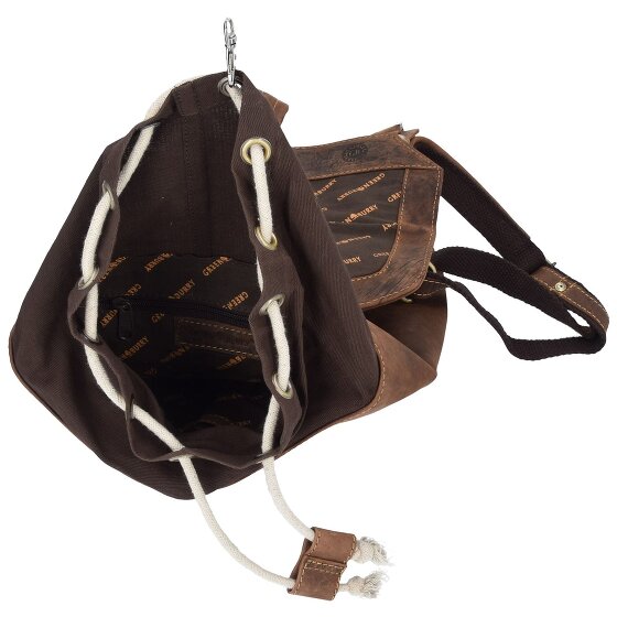 Greenburry Vintage rugzak leer 42 cm Laptop compartiment
