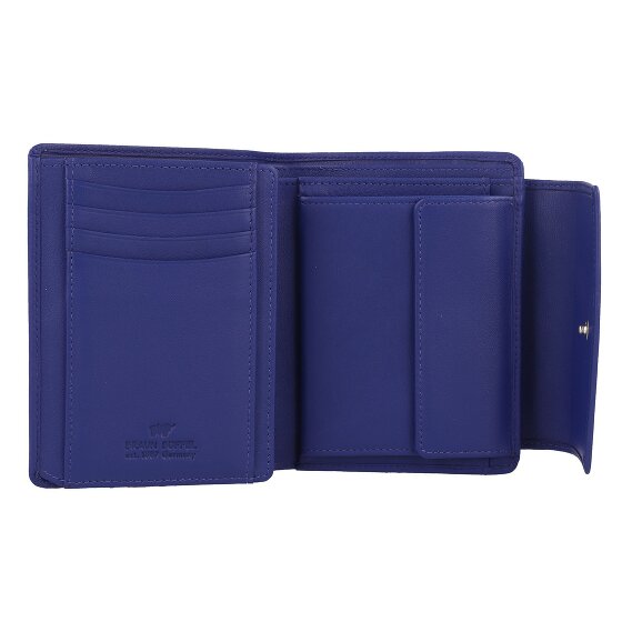 Braun Büffel Joy Portemonnee RFID-bescherming Leer 12 cm