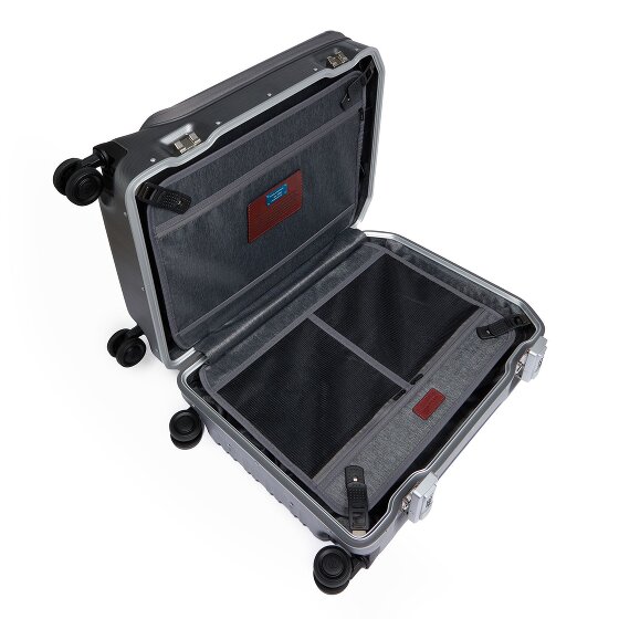 Piquadro PQLM 4 wielen Cabinewagen 55 cm Laptop compartiment