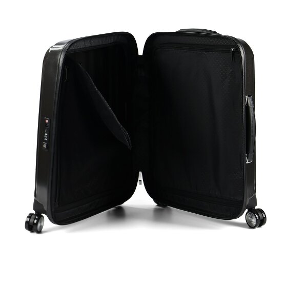 Samsonite Lite-Cube Dlx Chrome 4 wielen Cabinewagen 55 cm
