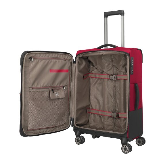 Travelite Crosslite 5.0 4 wielen Trolley M 66 cm met uitbreidingsplooi Travelite Crosslite 5.0 4 wielen Trolley M 66 cm met uitbreidingsplooi