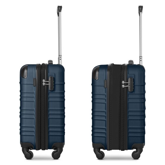 Wenger Amplar Evo 4 wielen Cabinewagen S 53 cm met uitbreidingsplooi