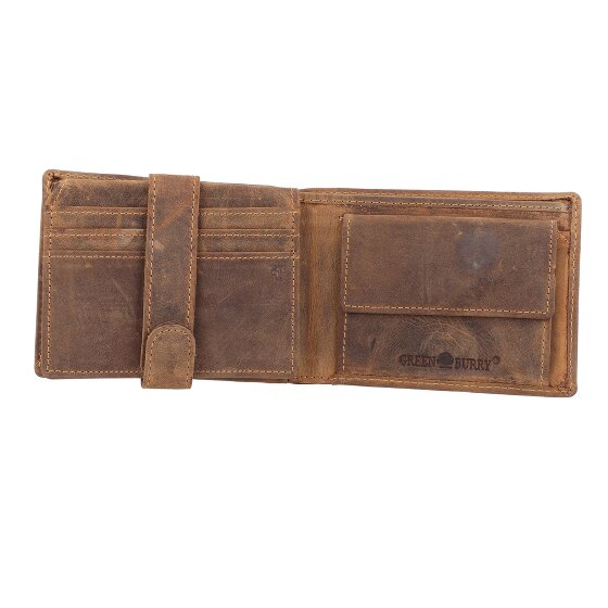 Greenburry Vintage portemonnee leer 12 cm