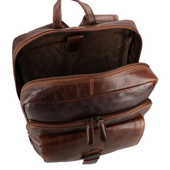 Greenburry Rugged Zakelijke rugzak Leer 39 cm Laptop compartiment Greenburry Rugged Zakelijke rugzak Leer 39 cm Laptop compartiment
