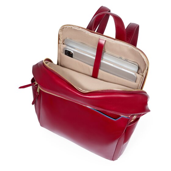 Piquadro Blue Square Dagrugzak RFID-bescherming Leer 37 cm Laptop compartiment