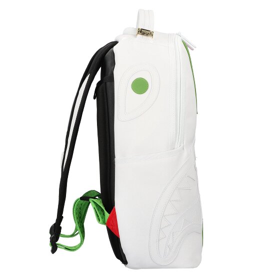 Sprayground Italy Racing Stripes White Dagrugzak 46 cm Laptop compartiment