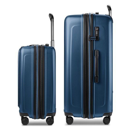 Redolz Essentials 14 4-wiel kofferset 2 stuks laptopvak met rekbare vouw