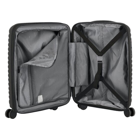 d&n Travel Line 4500 4 wielen Cabinewagen S 55 cm met uitbreidingsplooi