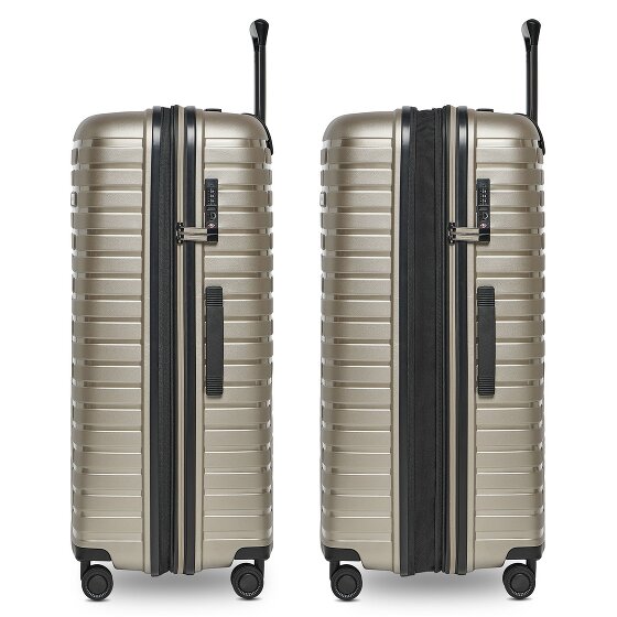 Pactastic Collection 04 THE LARGE + 4 wielen Trolley L 75 cm met uitbreidingsplooi