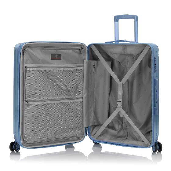 Heys Alumix 4 wielen Trolley M 66 cm met uitbreidingsplooi