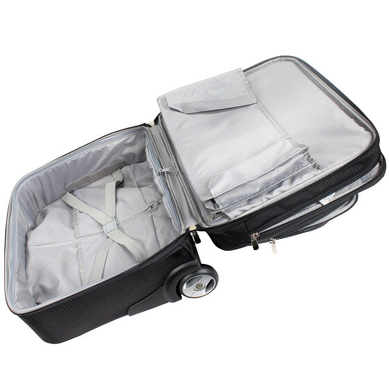 d&n Bussiness & Travel 2-Wiel Business Trolley 41 cm Laptopcompartiment