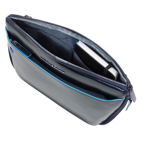 Piquadro Blue Square Schoudertas Leer 30 cm