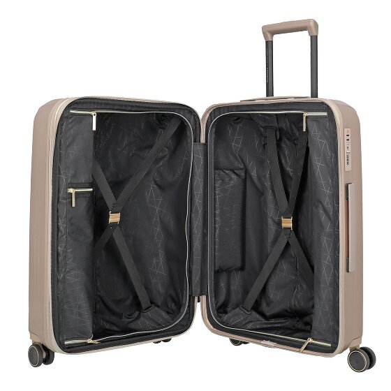 Travelite Barbara Novelty 4 wielen Kofferset 3-delig met uitbreidingsplooi