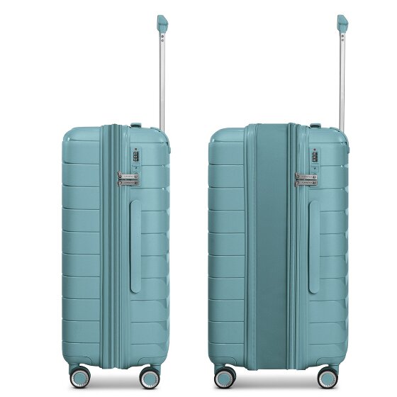 Franky London 4 wielen Cabinewagen S 55 cm met uitbreidingsplooi