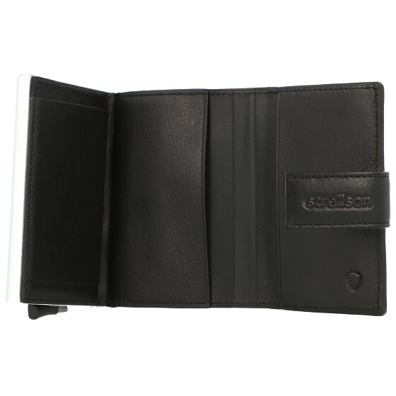 Strellson Carter c-drie creditcard etui RFID leer 7 cm