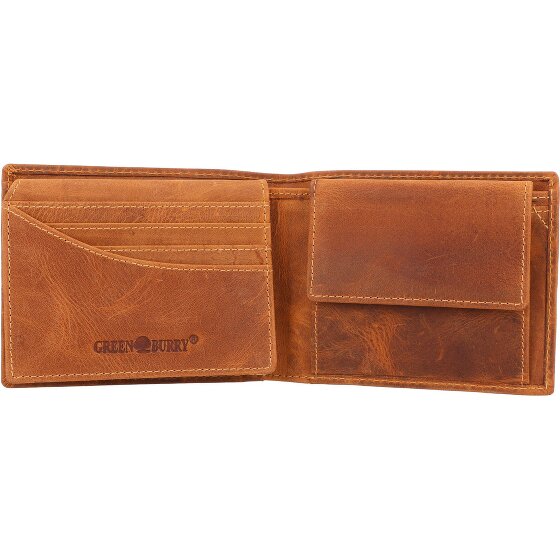Greenburry Vintage Portemonnee Leer 12 cm