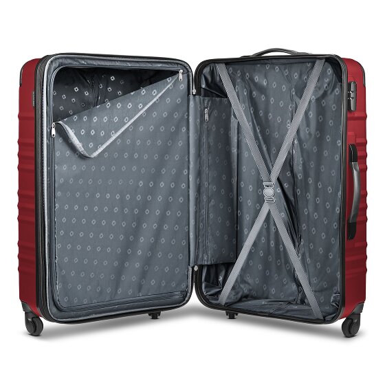 Wenger Amplar Evo 4 wielen Trolley L 75 cm met uitbreidingsplooi