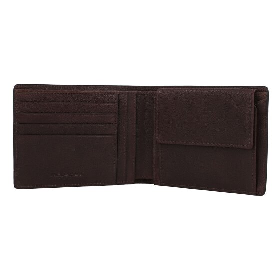 Piquadro Hedley Portemonnee RFID-bescherming Leer 12 cm