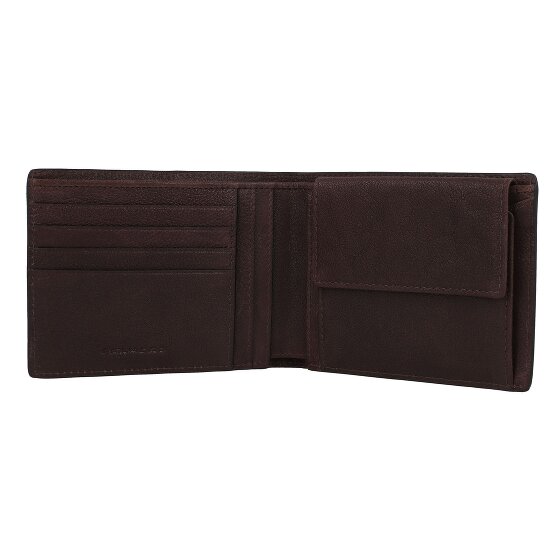 Piquadro Hedley Portemonnee RFID-bescherming Leer 12 cm