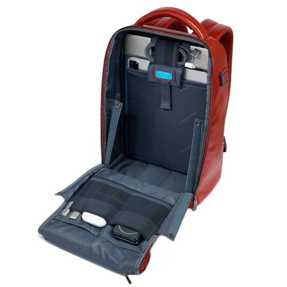 Piquadro Blue Square Dagrugzak Leer 29 cm Laptop compartiment