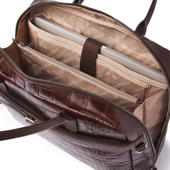 Castelijn & Beerens Lisa Koffer RFID-bescherming Leer 41 cm Laptop compartiment