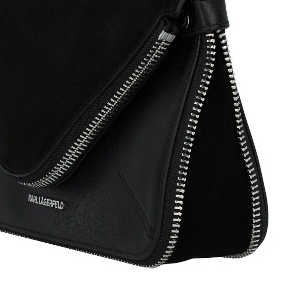 Karl Lagerfeld Hardware Mini tas Schoudertas Leer 18 cm met uitbreidingsplooi