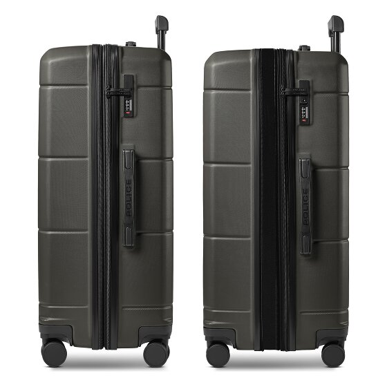 Police London 4 wielen Trolley 74 cm met uitbreidingsplooi