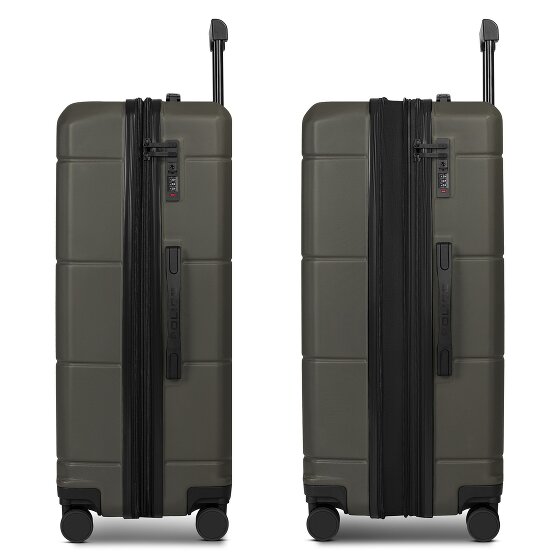 Police London 4 wielen Trolley 74 cm met uitbreidingsplooi